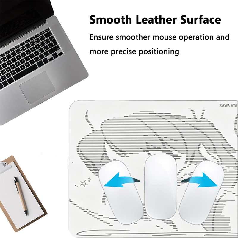 1Pcs Leather Mouse Pad Anime A - Leatherwork Desk recension och pris