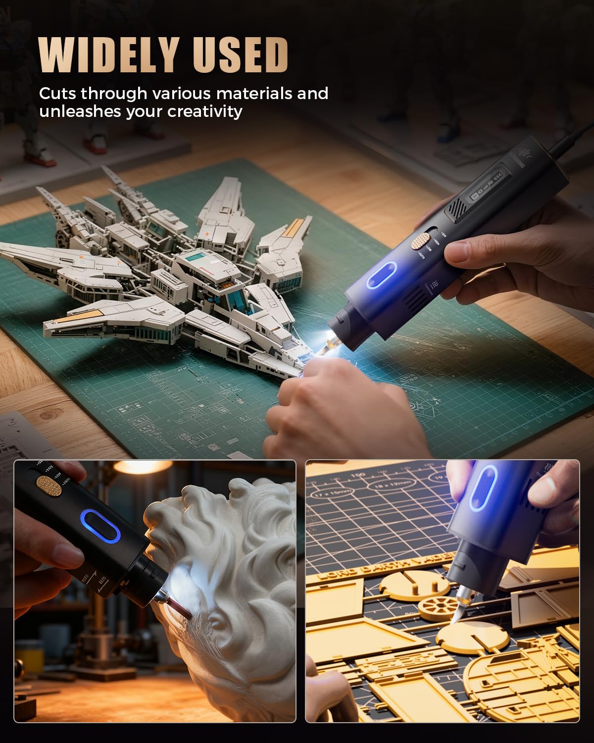 JAKEMY Ultrasonic Cutter Knife - Leatherwork Knife recension och pris